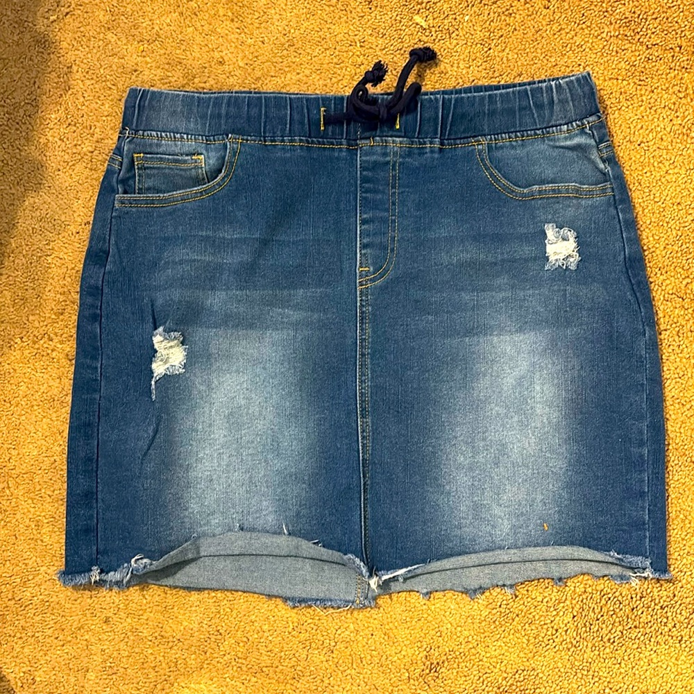 YMI denim stretchy skirt
